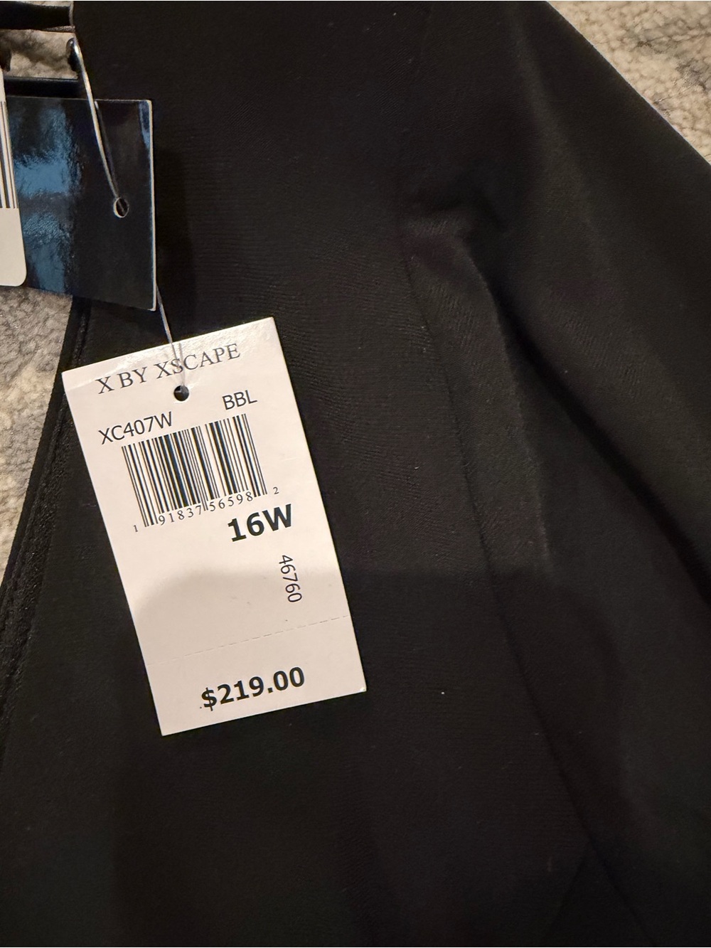 XSCAPE
Plus Size Long Sleeve Embellished Dress - Picture 8 of 11
